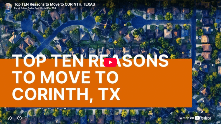 reasons to move to corinth texas