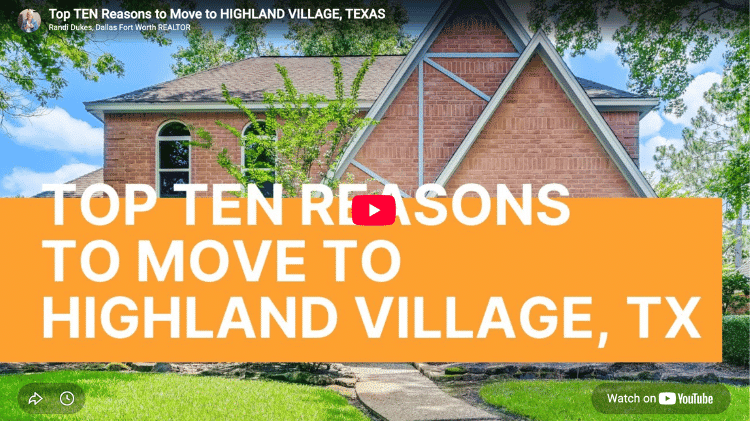 top ten reasons to move to highland village texas