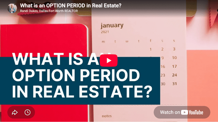 what is an option period in real estate